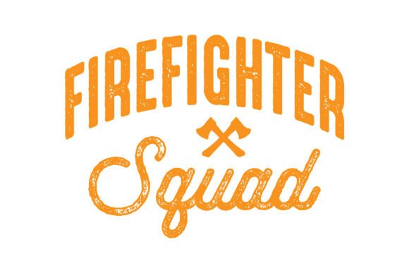 Firefighter Squad Svg: A Graphic Design Asset for Crafts and Creative Projects
