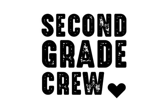 Second Grade Crew Graphics for Crafts